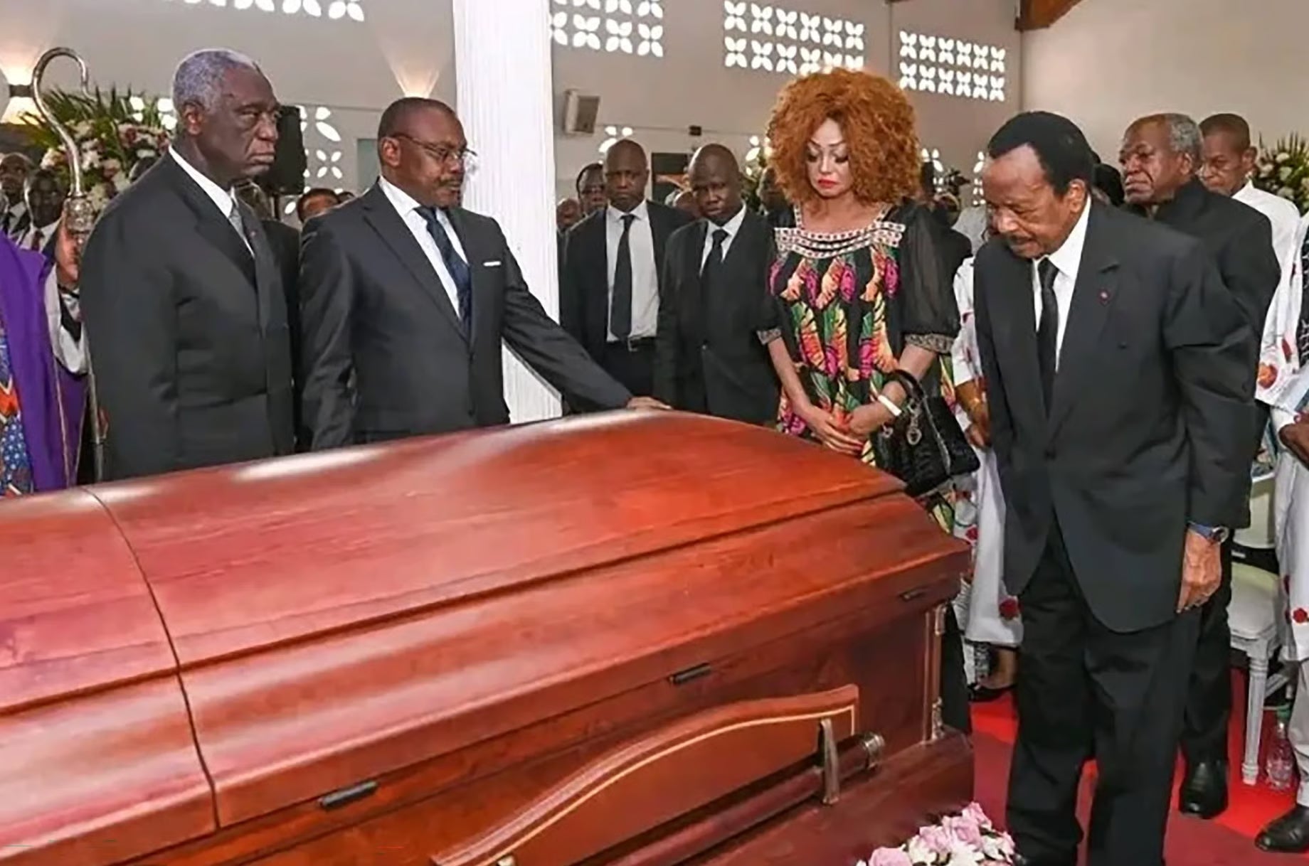 Coffin for Head of State Paul Biya and CPDM